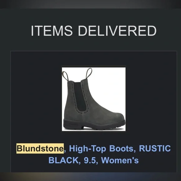 Blundstone Black Ankle Boots - Picture 6 of 7